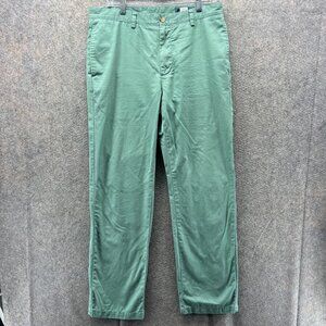 Vineyard Vines Pants Mens 33x32 Green Chino Straight Leg Flat Front Casual